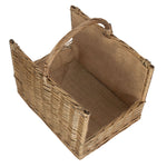 Wicker Antique Wash Open End Basket