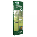 Heavy-duty Metal Bird Feeding Station With Bird Bath And 3 Hooks | Black