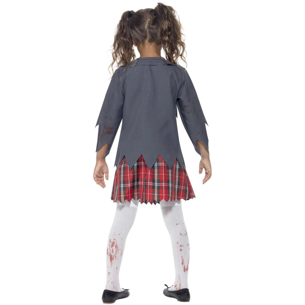 Zombie School Girl Child Costume | Age 7-9