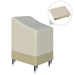 Outdoor Furniture Cover Chairs Stacked Protection Wind Rain