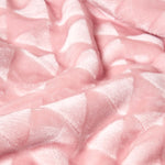 Geometric Triangle Velvet Throw | 160cm x 200cm | Blush Pink