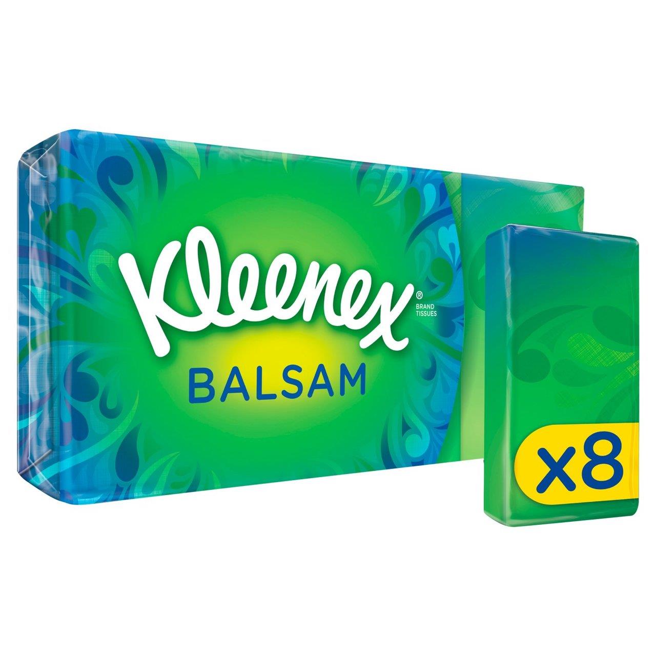 Balsam/ultra Soft Pocket Tissues, 20 Boxes Of 8 Pack