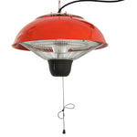 1500w Hanging Patio Heater, Red