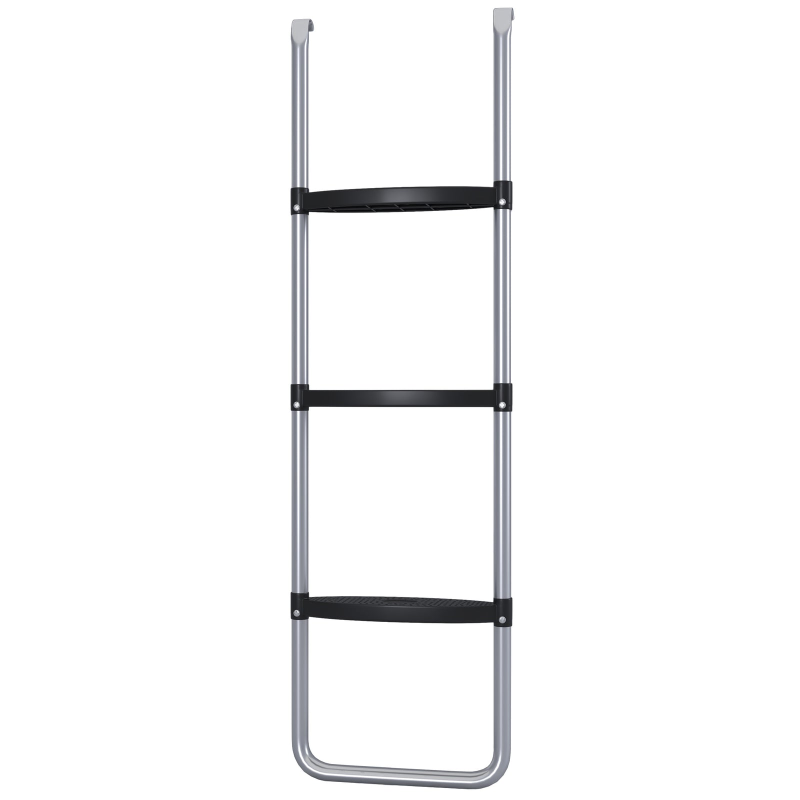 2 Steps/3 Steps Galvanised Steel Trampoline Ladder Climbing | Medium | Silver