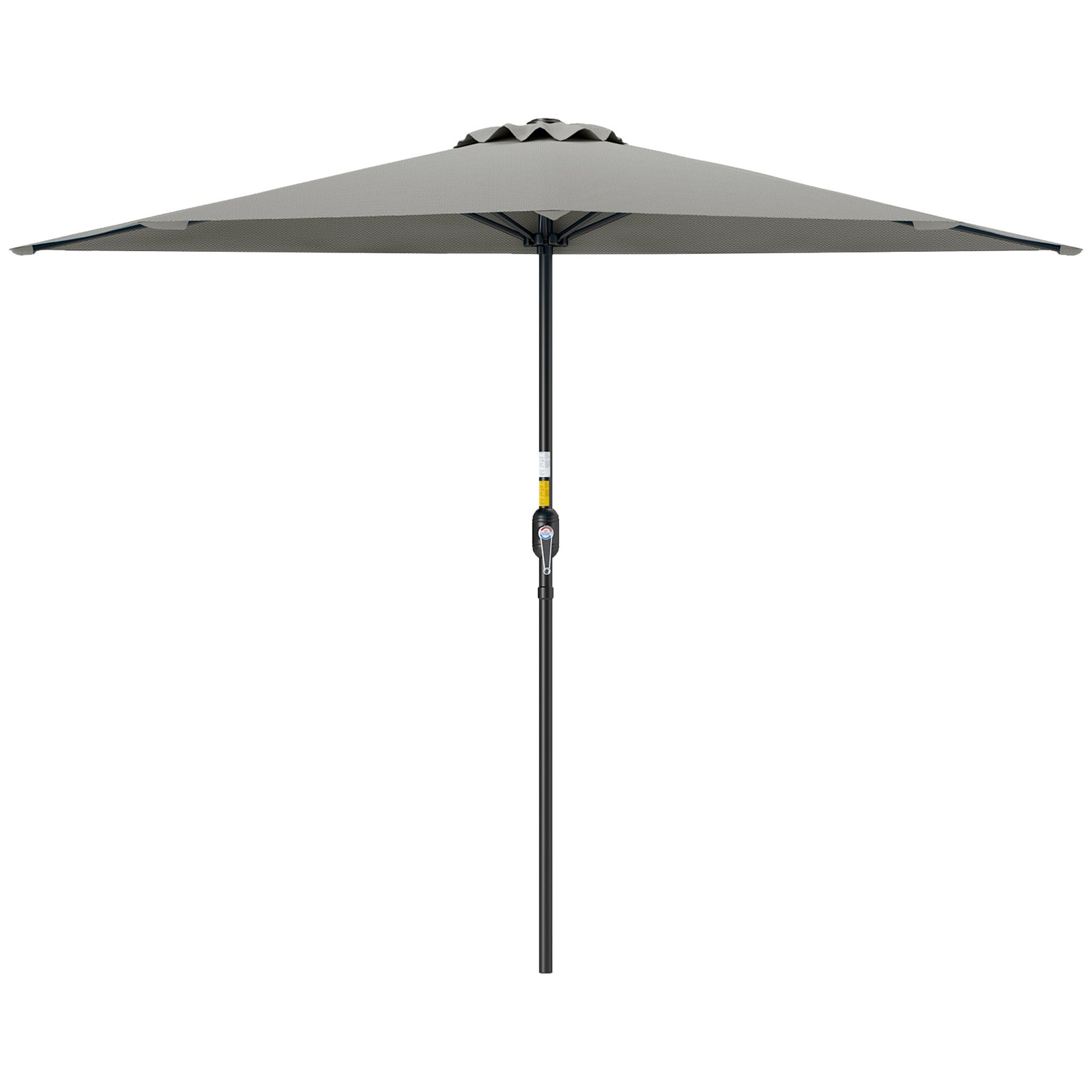 2.7m Garden Half Parasol, Outdoor Umbrella