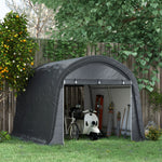 3x3m Heavy Duty Outdoor Garden Storage Tent Grey