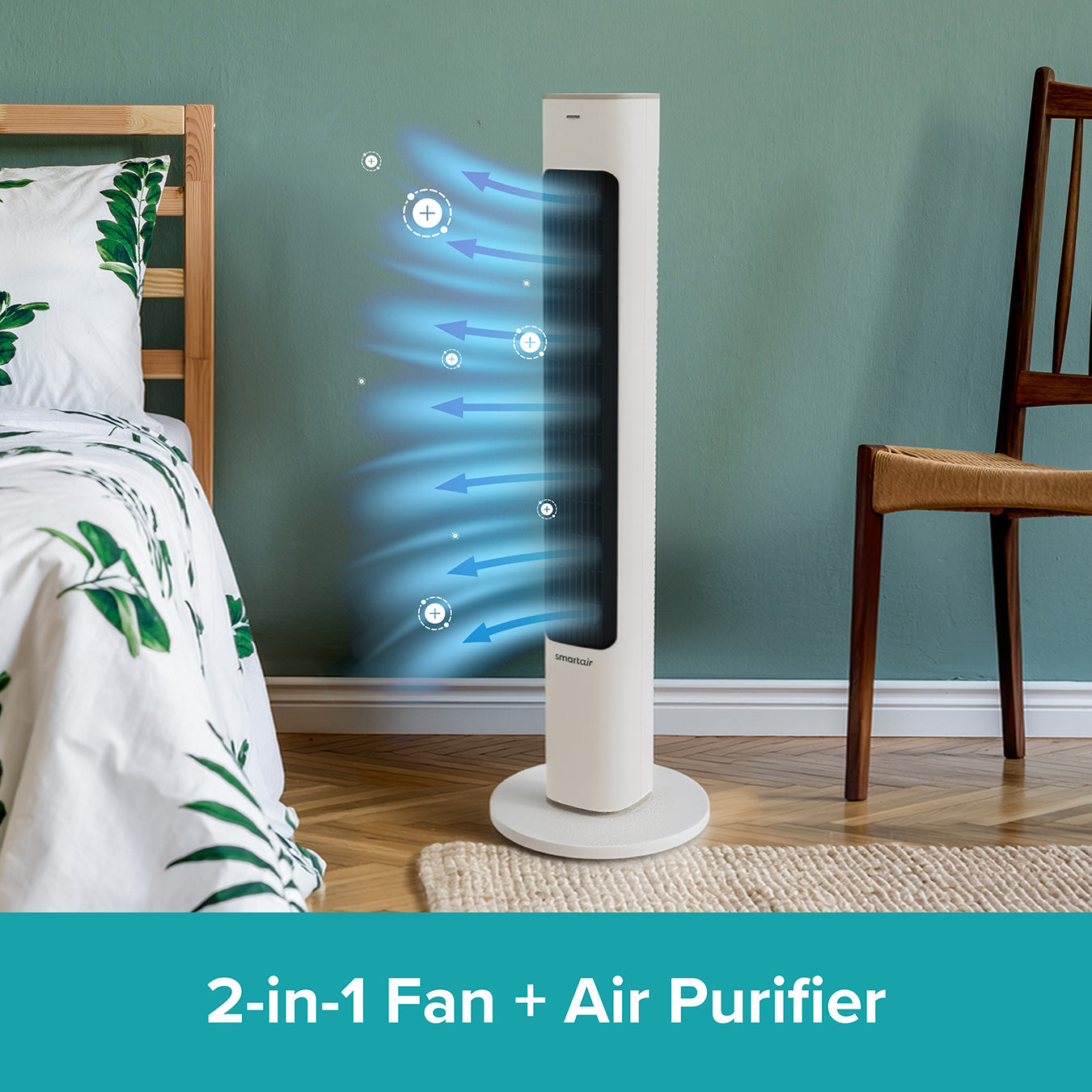 Tower Fan 2-in-1 Fan & Air Purifier