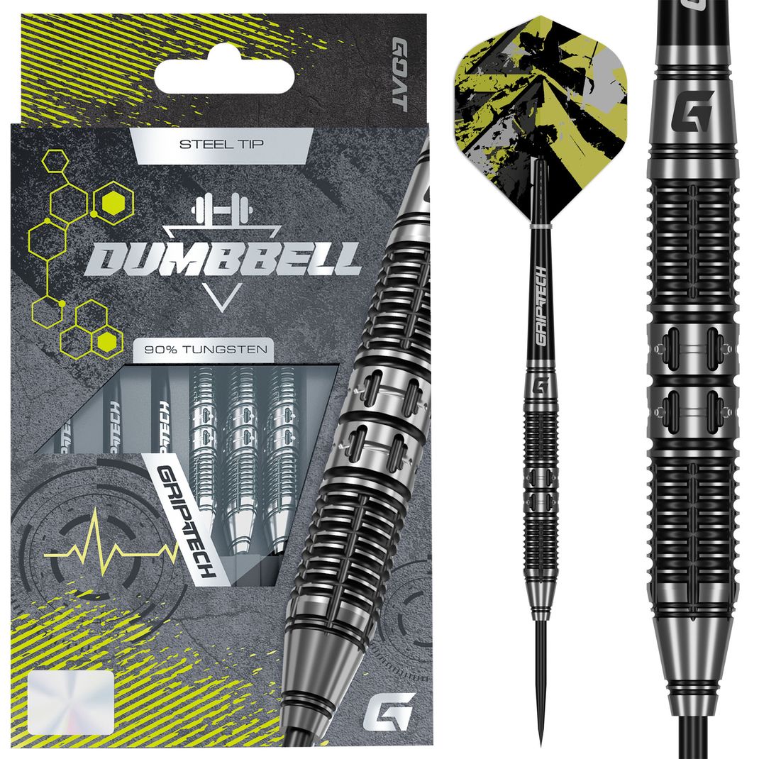 Dumbbell 90% Tungsten Steel Tip | 30g | Silver
