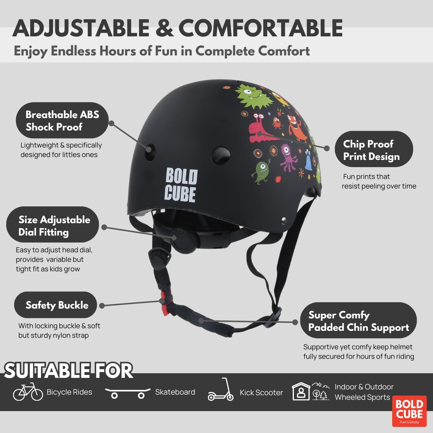 Kids Helmet - S | Black