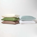 Organic Cotton European Size Pillowcase 400 Tc | 40 x 80cm | Moss Green