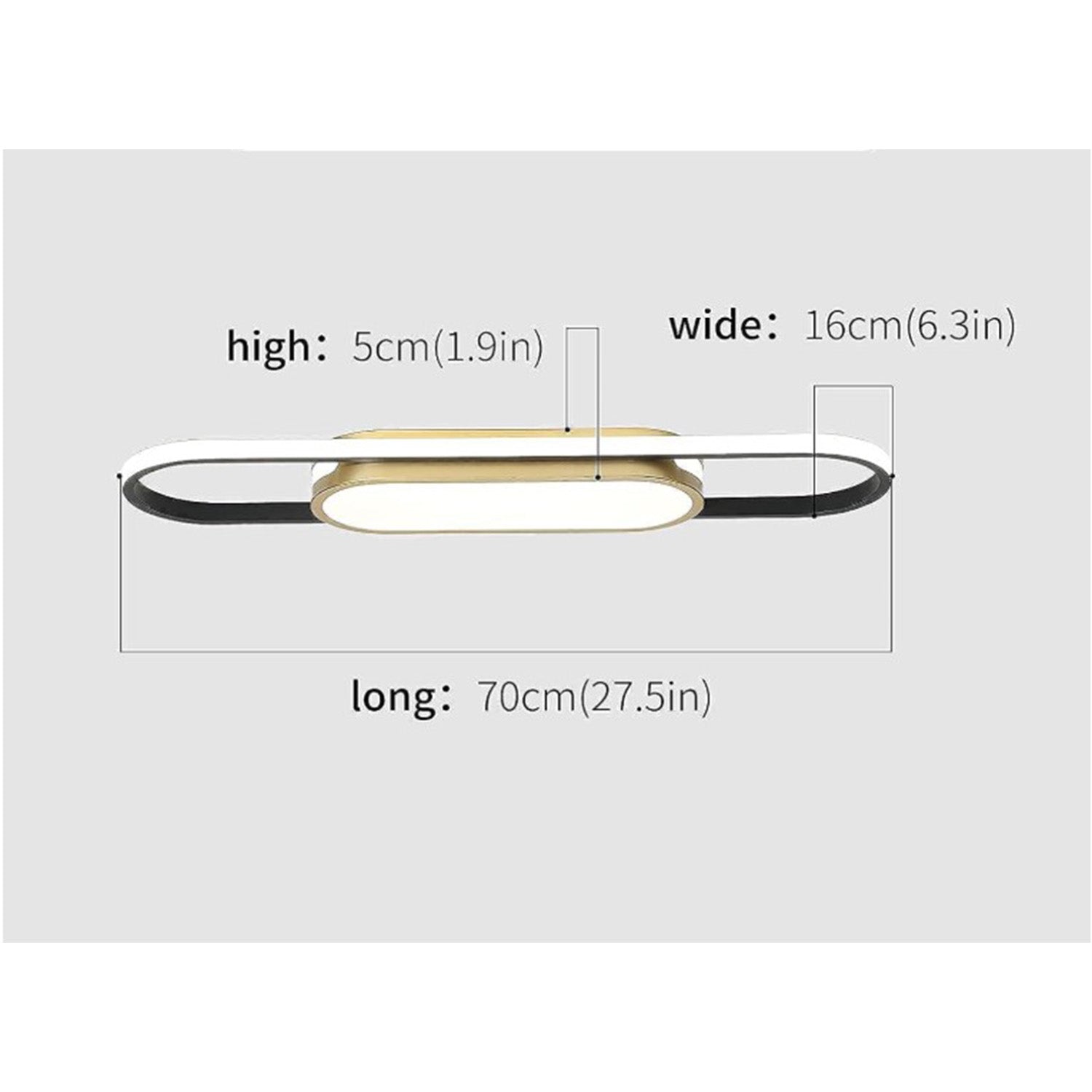 Bath Plus TB+ Modern Dimmable Led Flush Mount Ceiling Light