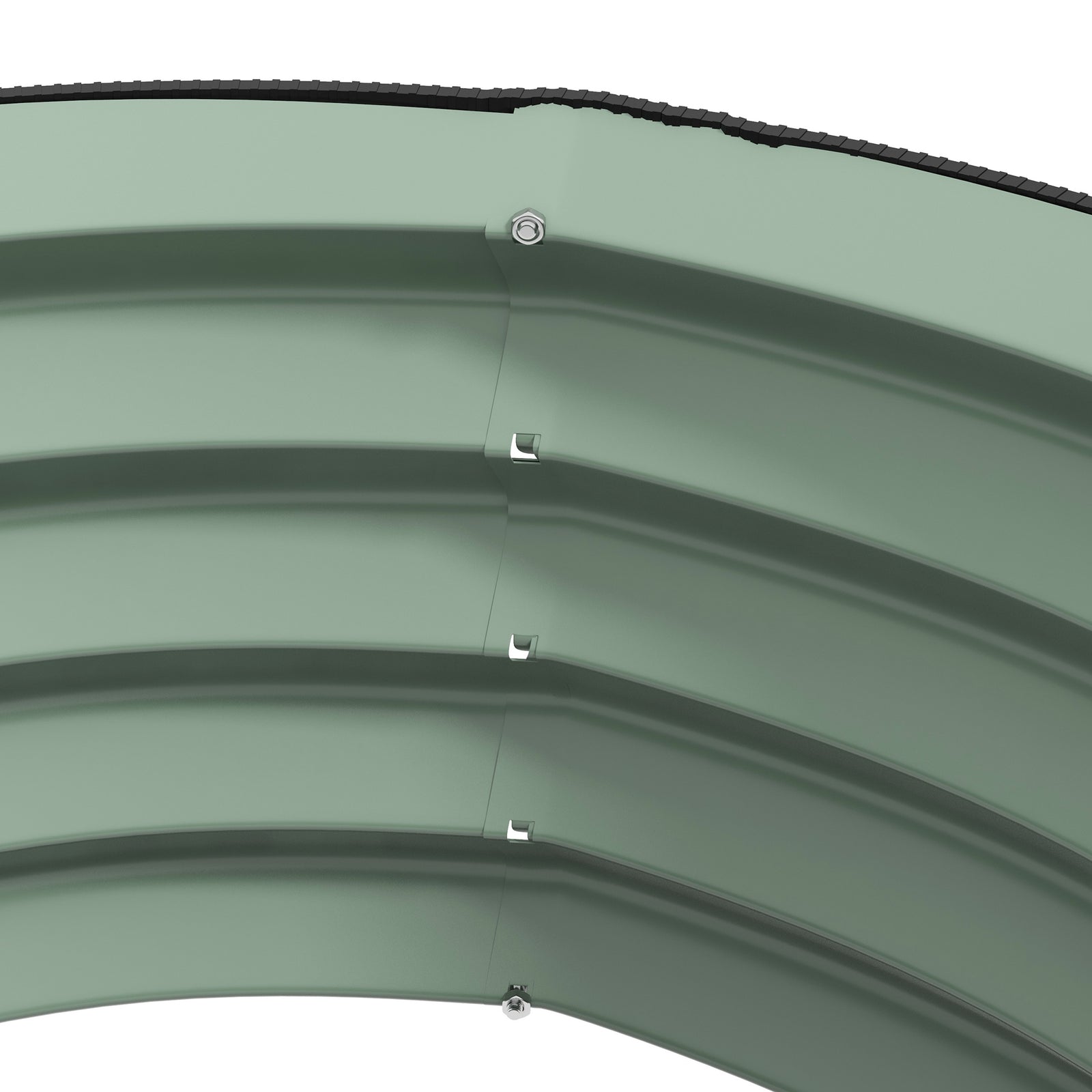 Set Of 2 Raised Garden Bed Metal | Green