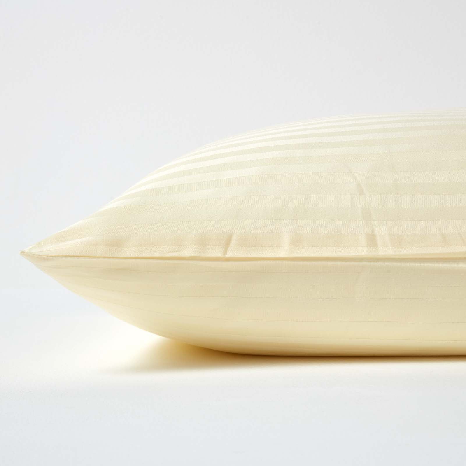 European Size Egyptian Cotton Pillowcase 330 Tc | 80cm x 80cm | Pastel Yellow