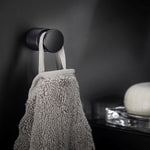 Towel Hook, Robe Hook, Coat Hook, Black, 5kg Resistance, Micra Collection