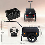 Cargo Trailer Bicycle Carrier Luggage Cart