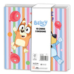 Bluey Multipack Of 10 Cards Official Product
