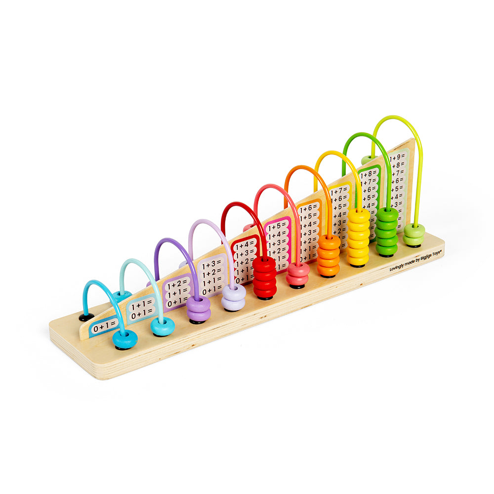 Wooden Colourful Rainbow Counting Abacus