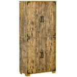 Farmhouse 4-door Cabinet With Storage Shelves Bedroom