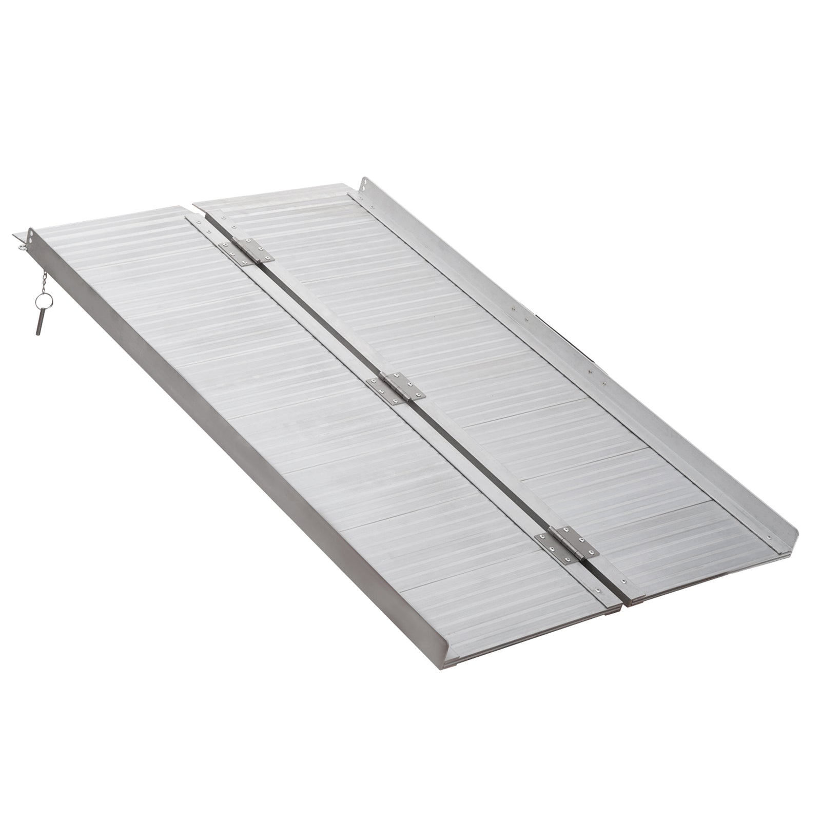 Aluminium Folding Wheelchair Ramp Mobility Suitcase | Large | Silver