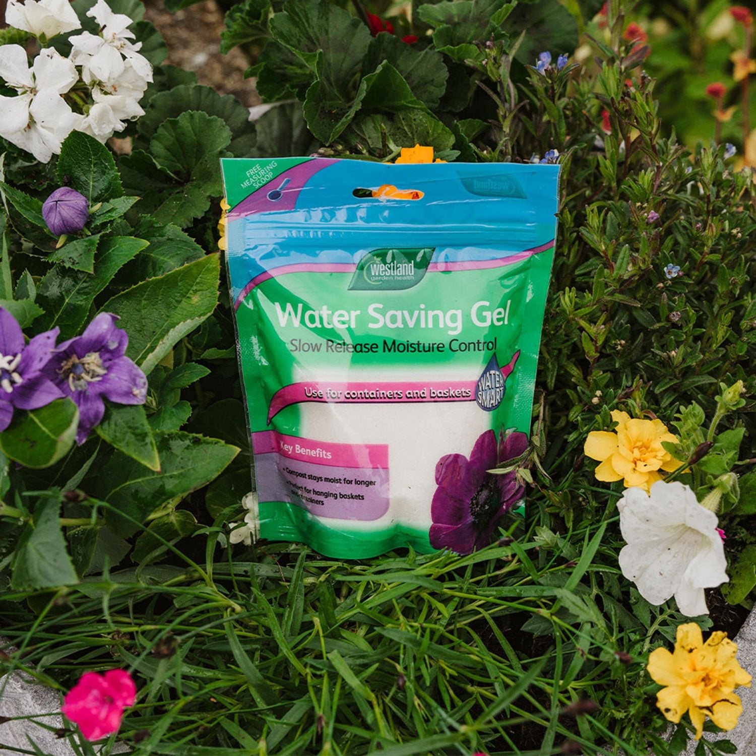 Water Saving Gel Sachet - Treats 50 L Compost | Single | White