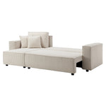 Hanna Reversible Corner Sofa With Sofa Bed | Corner | Cream