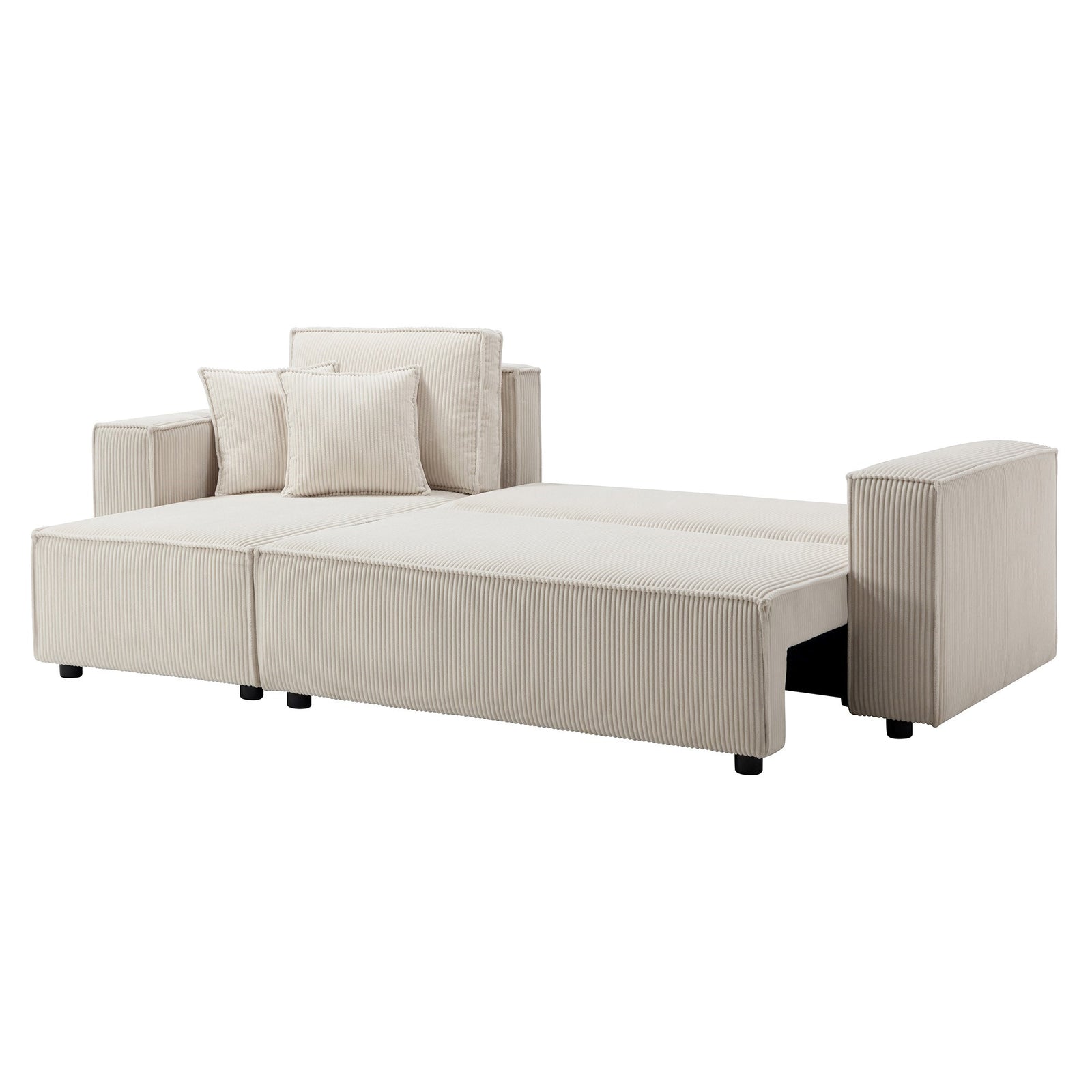 Hanna Reversible Corner Sofa With Sofa Bed | Corner | Cream