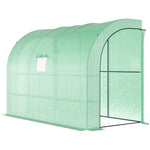 Backyard Nursery Greenhouse With Windows And Doors | Green
