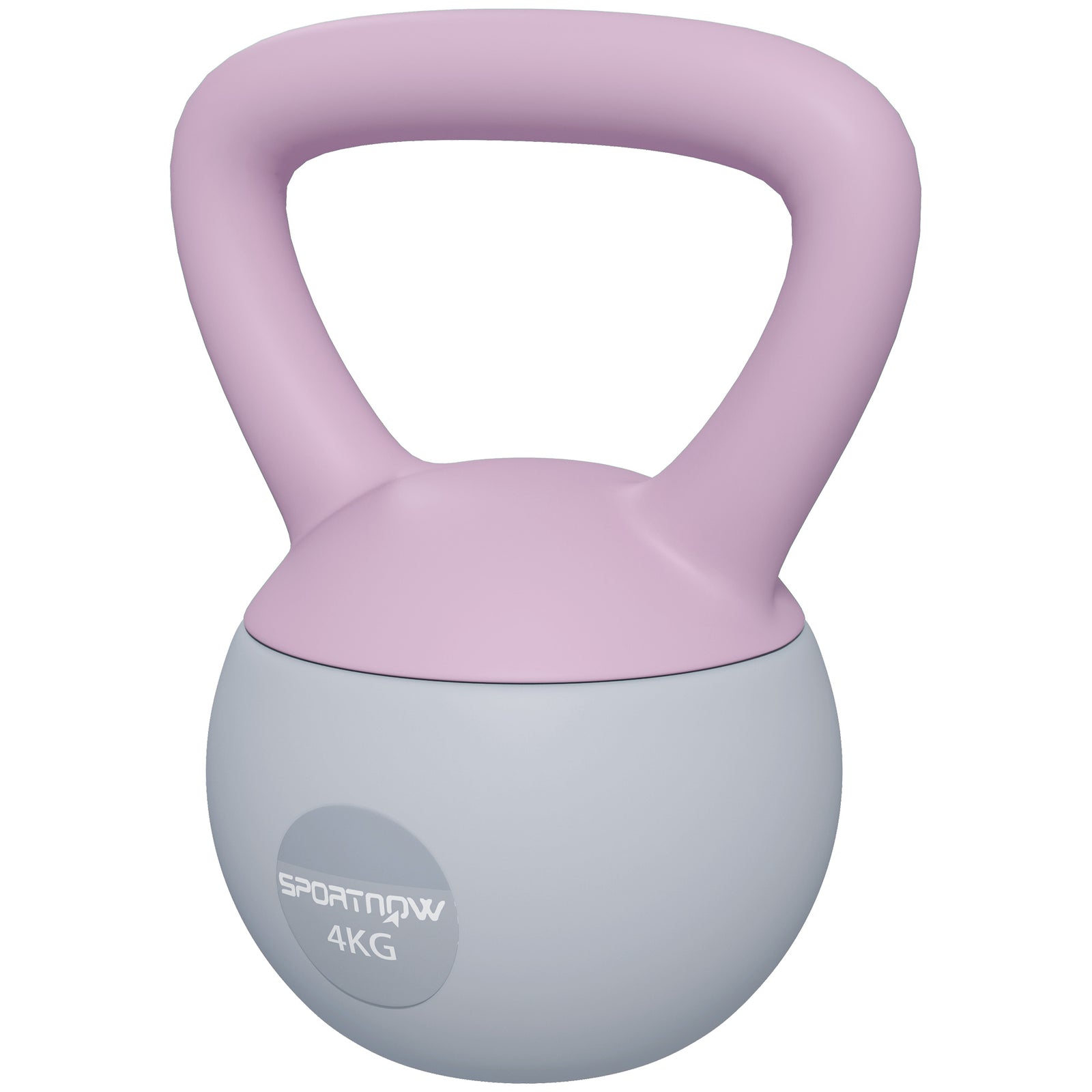 Soft Kettlebell, With Non-slip Handle,for Home Gym Strength | 4kg | Lilac