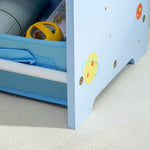 Storage Unit W/9 Removable Storage Baskets For Nursery Playroom | Blue