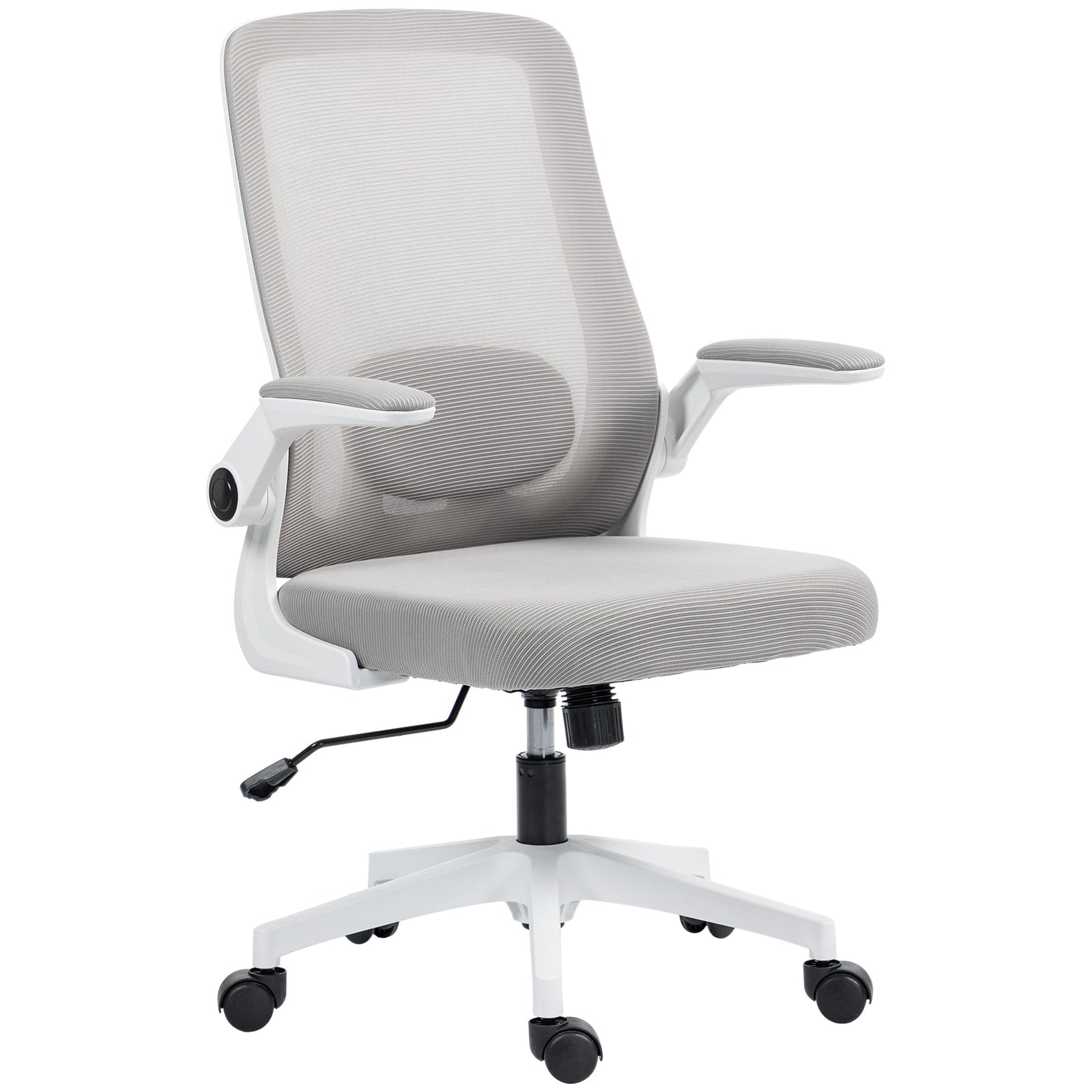 Mesh Desk Chair With Tilt Function, Lumbar Support | Gray