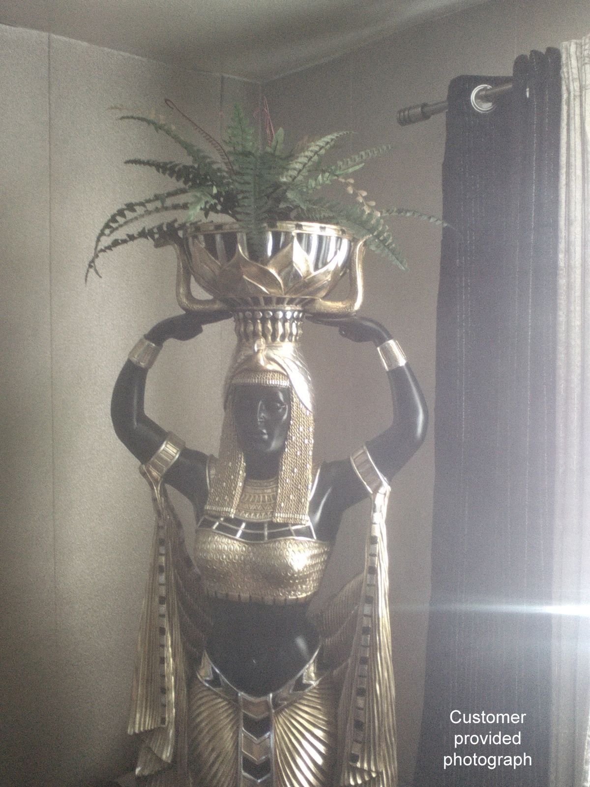 Leaf Large Artificial Fern Plant Pot 60cm Boston Fern Faux House Plants Botanik