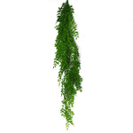 100cm Artificial Hanging String Of Pearls Fern Plant Light Green