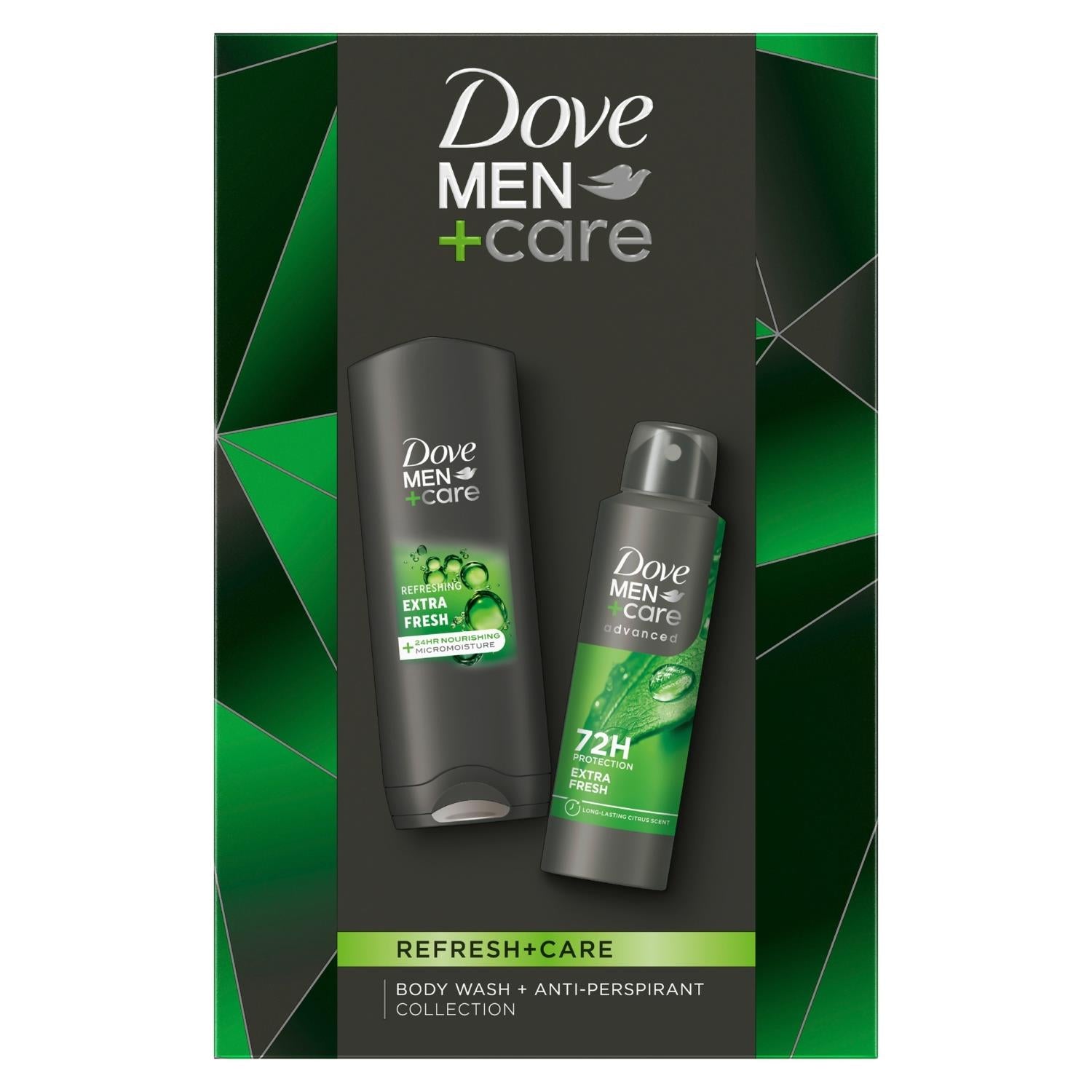 Refresh And Care Duo Gift Set For Him, Body Wash And Deodorant | Set of 1
