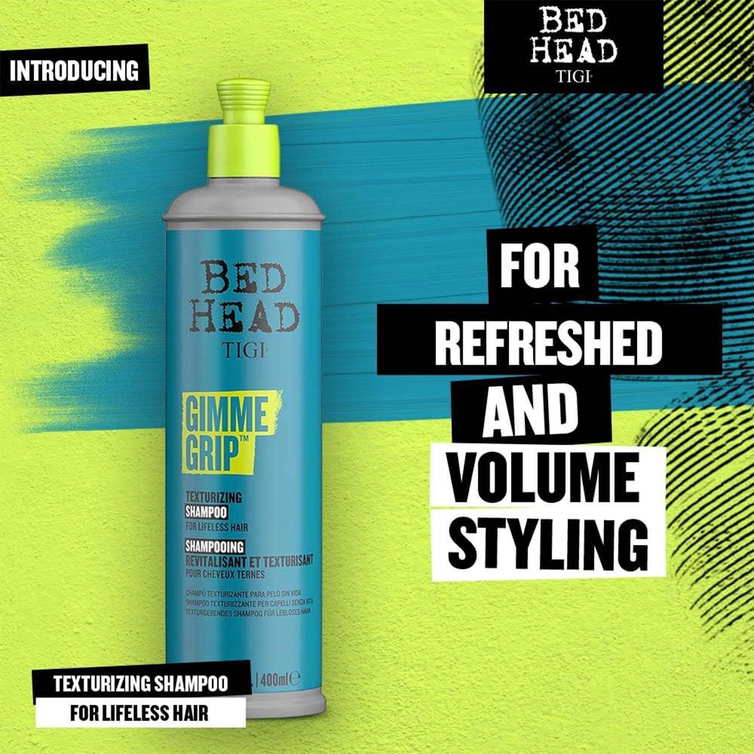 Gimme Grip Texturising Shampoo For Hair Texture 400ml, 2pk