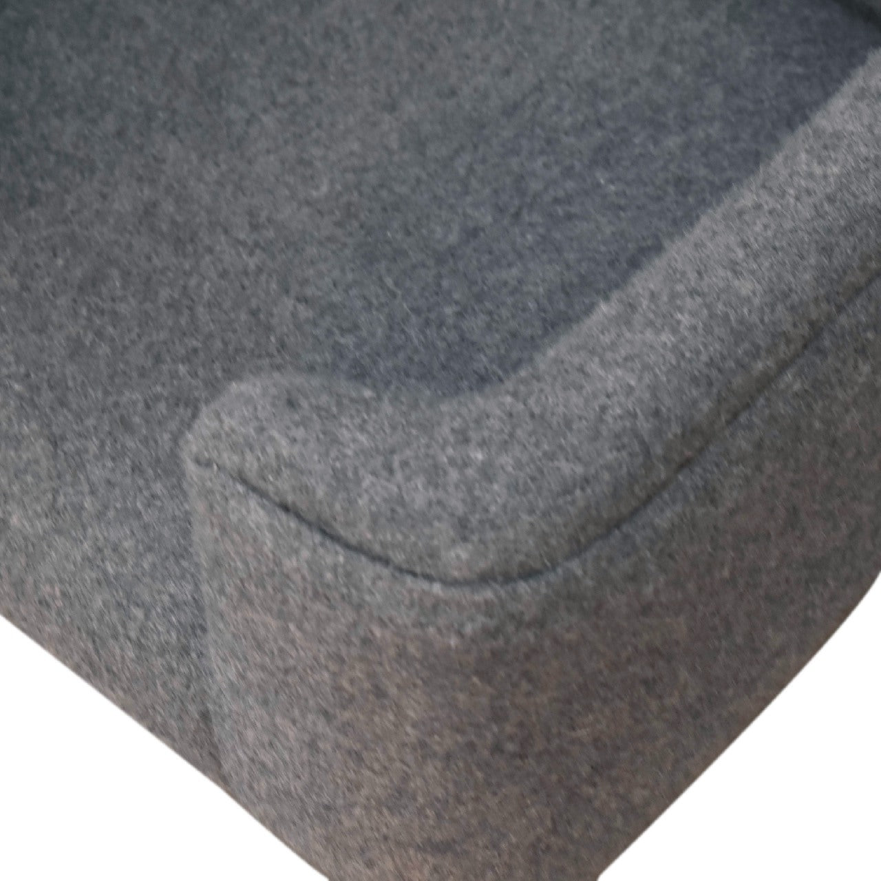 Solid Mango Wood, Upholstered Mini Battleship Tweed Pet Sofa Bed