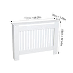 Modern Vertical Slat Radiator Cover | Large
