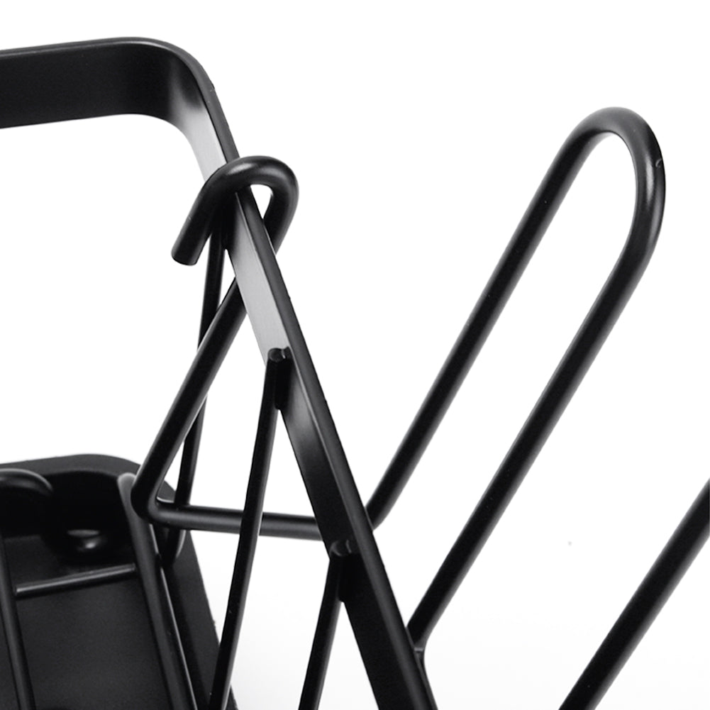 Steel Dish Rack With Utensil And Glass Holder
