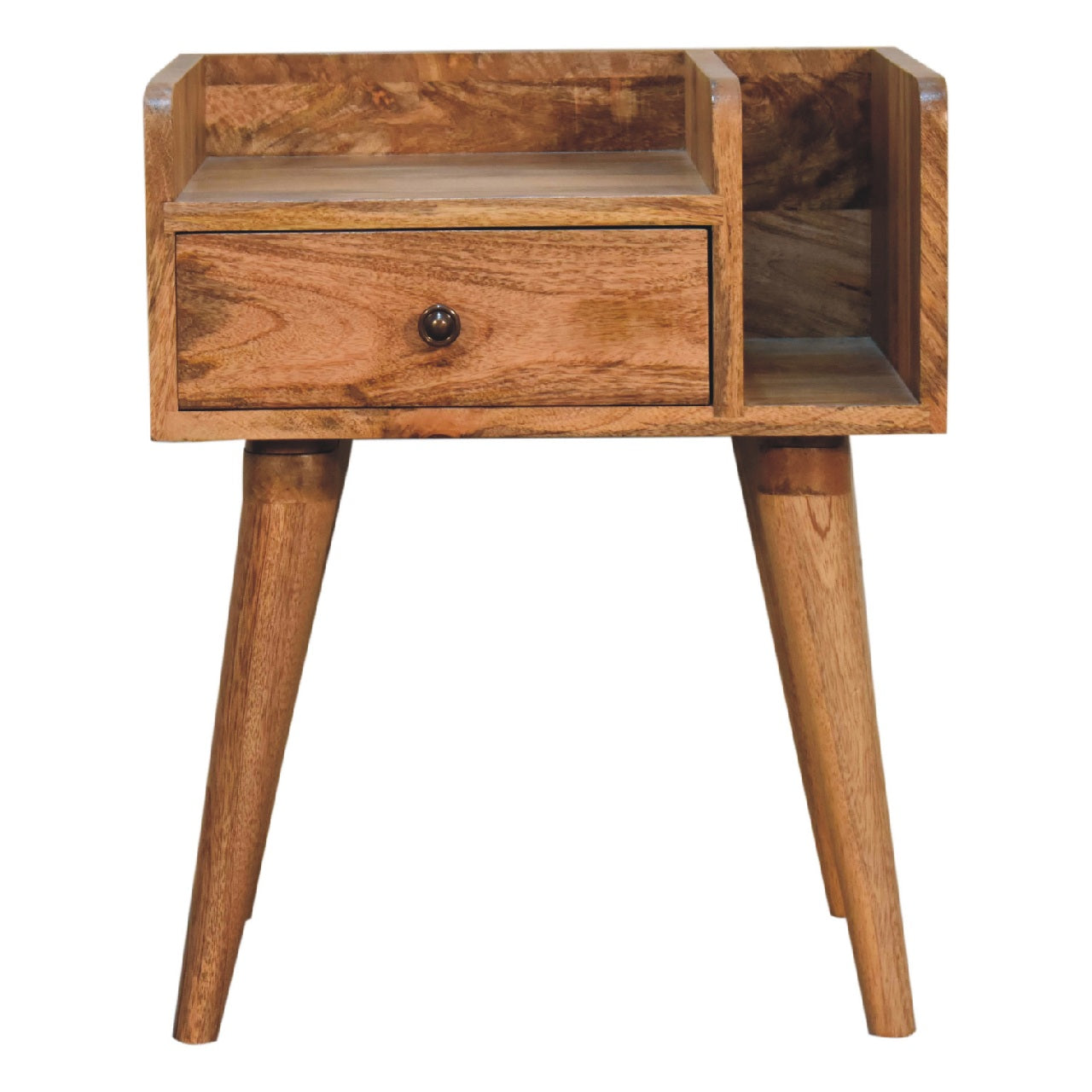 Solid Wood Oak-ish Collective Bedside