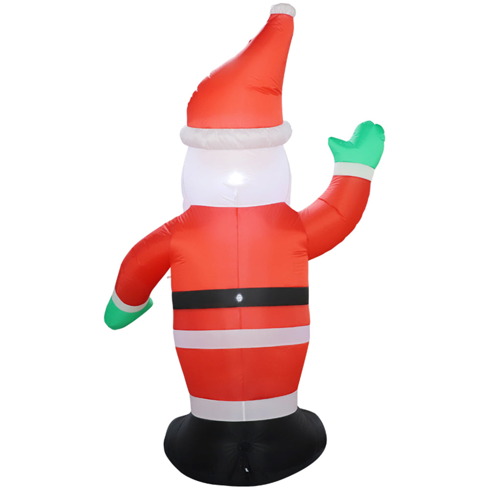 2.4m H Christmas Inflatable Outdoor Decorations With Led Lights
