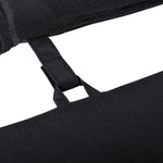 Garden Sun Lounger Chair Cushion Reclining Relaxer Outdoor | Jet Black