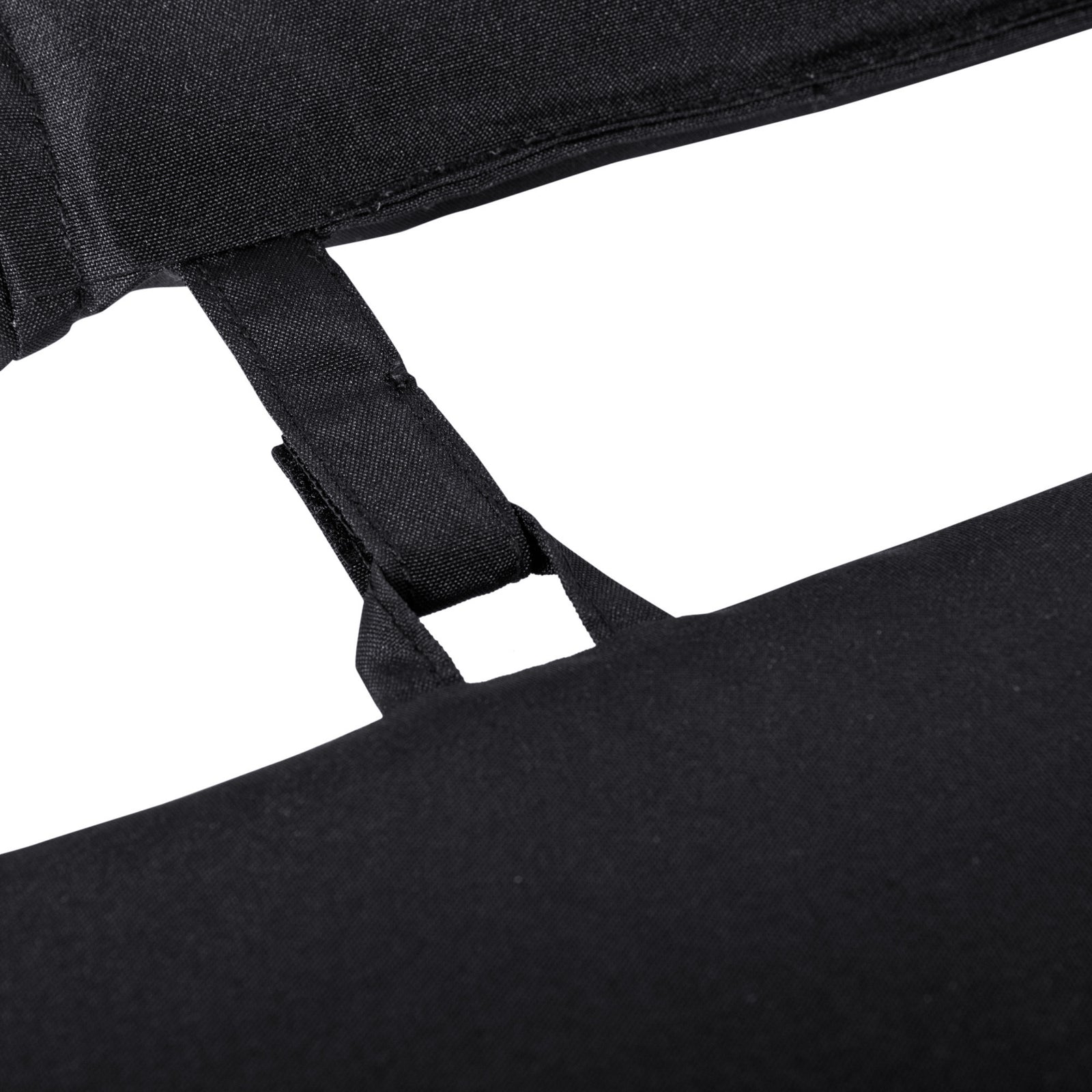 Garden Sun Lounger Chair Cushion Reclining Relaxer Outdoor | Jet Black