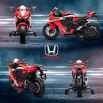 Honda Licensed 6v Kids Electric Motorbike Ride On Car For 3-5 Years | Red