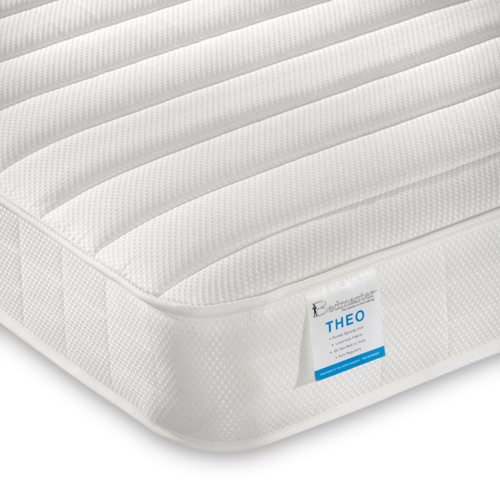 Nova White Wooden 6 Drawer Storage Bed With Pocket Mattress Single | Single | White
