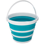 Collapsible Bucket With Handle | Turquoise