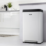 Xl Pedal Recycling Bin 65l | 65L | White