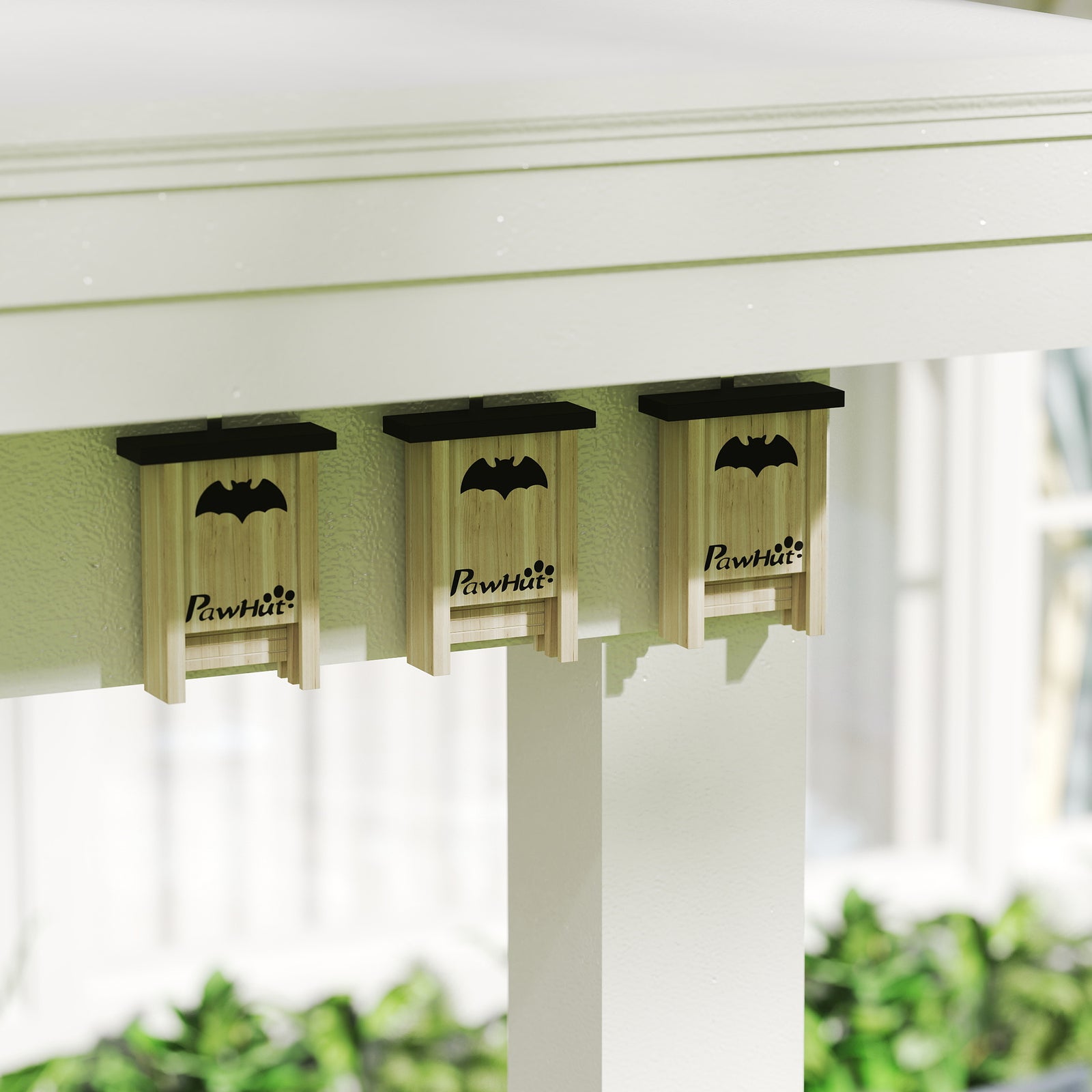3pcs Bat Boxes, Bat Houses Easy For Bat To Land And Roost, Easy To Hang