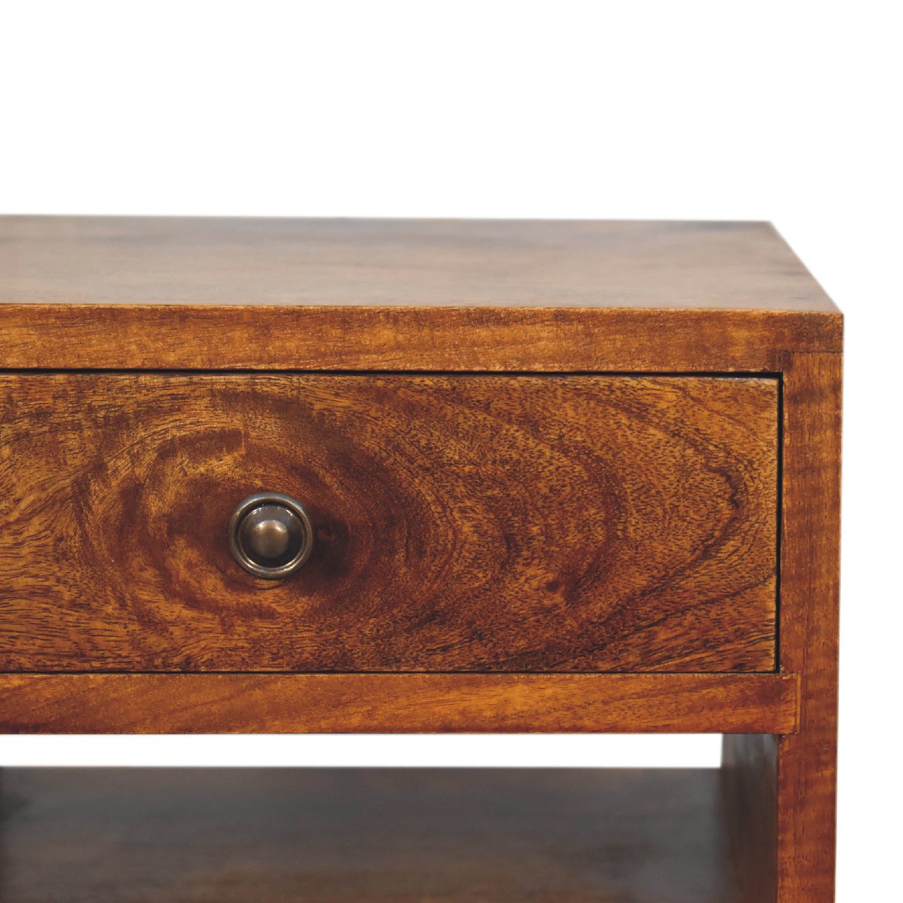 Solid Wood Mini Classic Multi Chestnut Bedside
