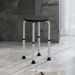 Bath Chair Height Adjustable Shower Seat For Elderly | One Size | Black