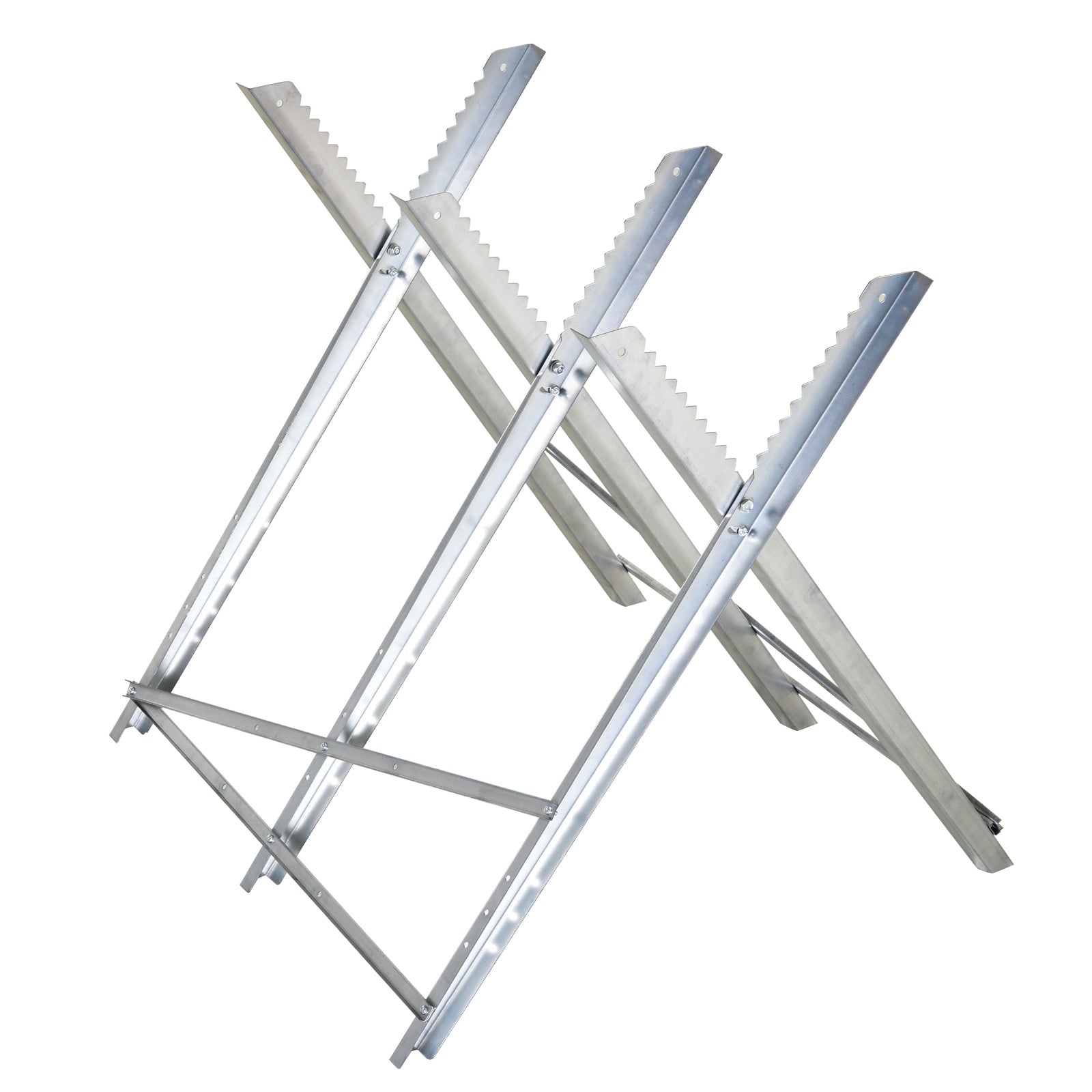 Saw Horse Steel Support Heavy Duty Foldable Design