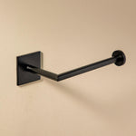 Toilet Roll Holder, Self-adhesive, Black, Stick Collection